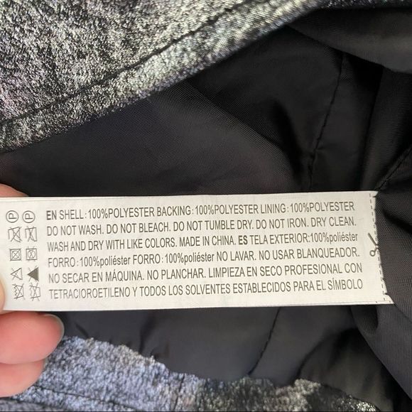 Forever 21 moto motorcycle jacket. Zipper front M - Picture 7 of 10